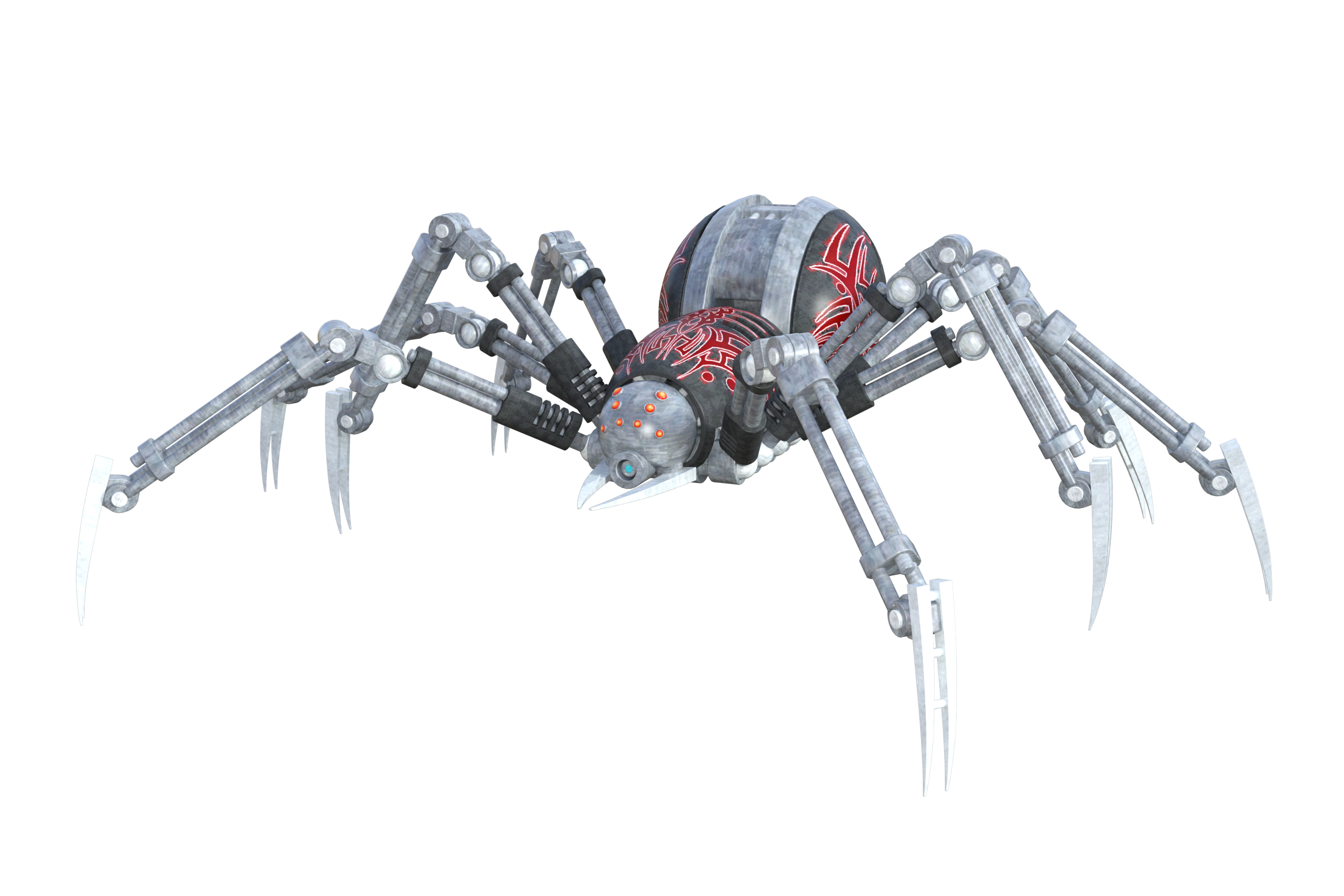 A robot spider made out of lego pieces